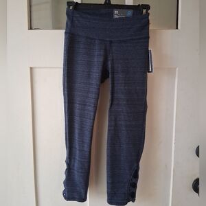 GAP GapFit Heather Navy Blue Capri Pants